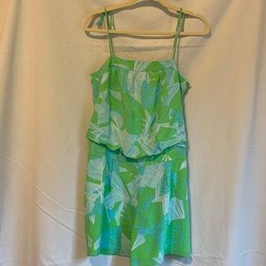 Lilly Pulitzer silk romper, Size 4